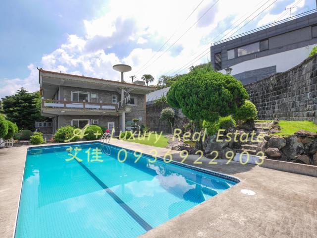 陽明山泳池別墅大庭院
