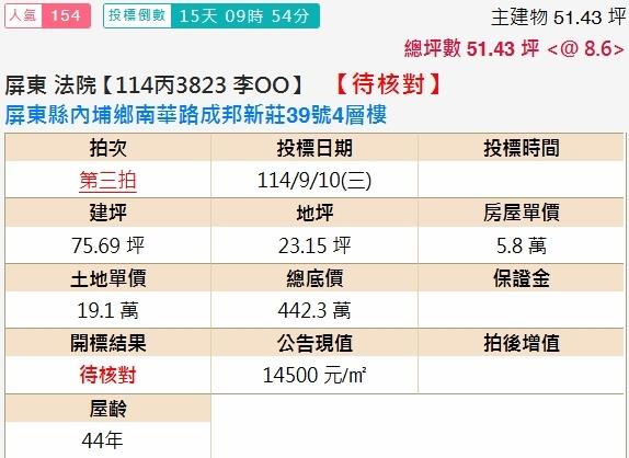 屏東內埔透天法拍-2