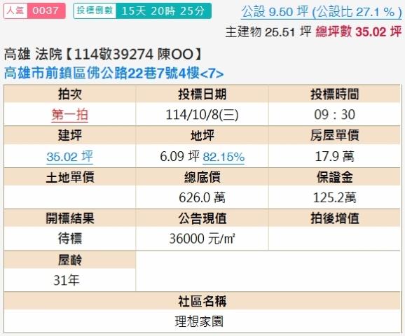 前鎮大樓法拍-2