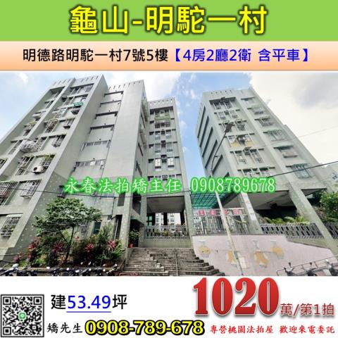桃園龜山法拍華廈-1