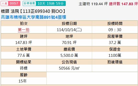 高雄楠梓別墅拍賣-2