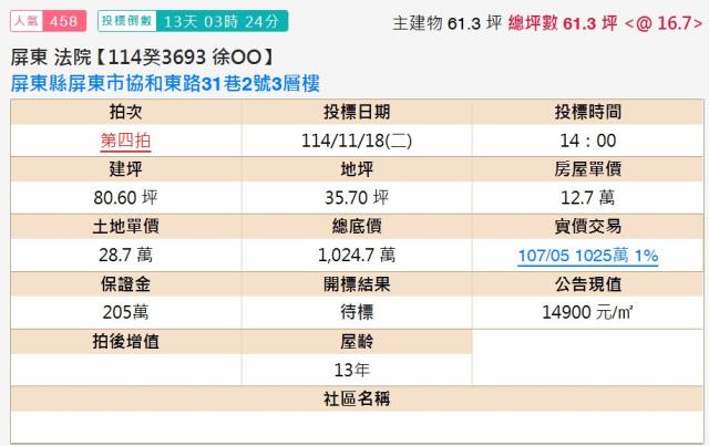 屏東市透天法拍-2