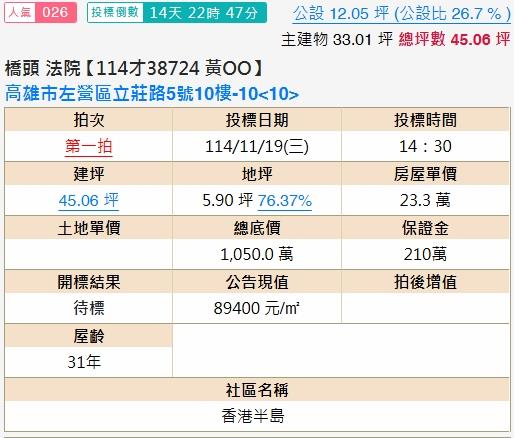 左營法拍大樓-2