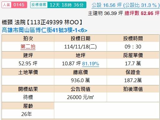 高雄岡山大樓法拍-2