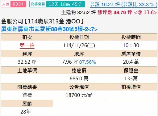 屏東市大樓法拍-2