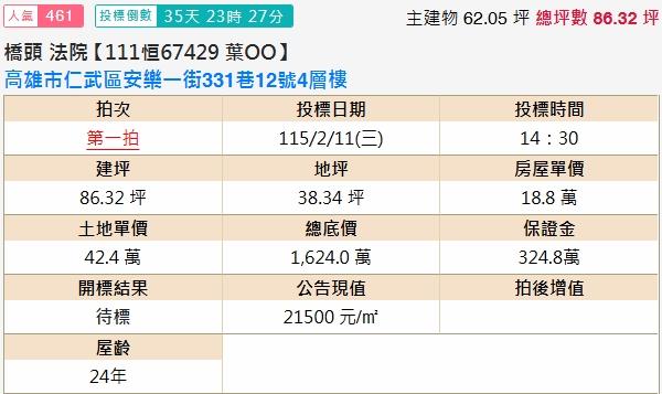 仁武透天拍賣-2