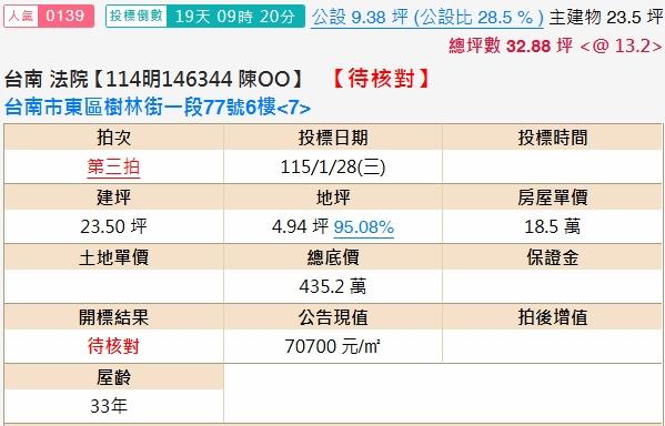 台南法拍大樓-2