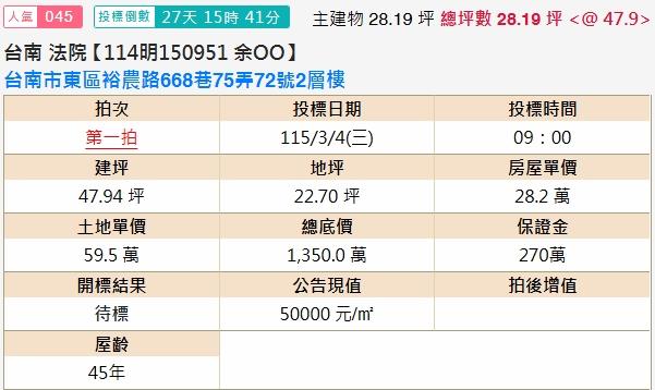 東區透天拍賣-2