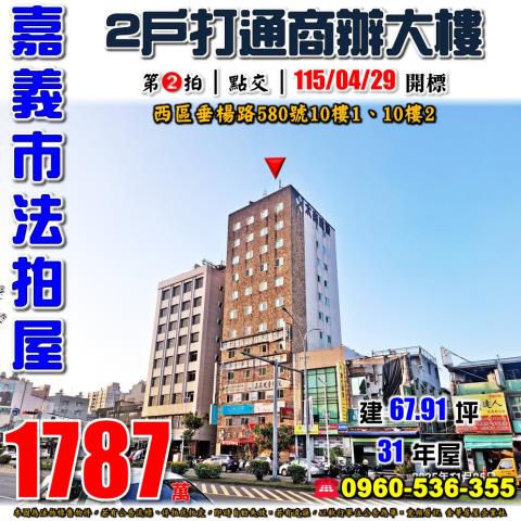 嘉義西區大樓法拍-1