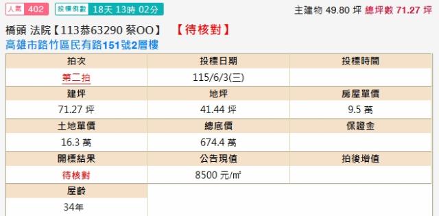 高雄透天法拍-2