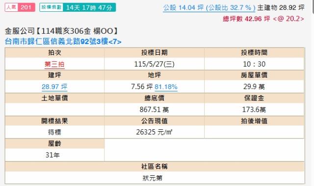 台南大樓法拍-2