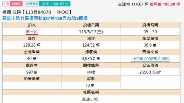 高雄透天法拍-2