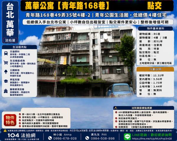 台北萬華法拍公寓-1