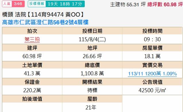 仁武法拍透天-2