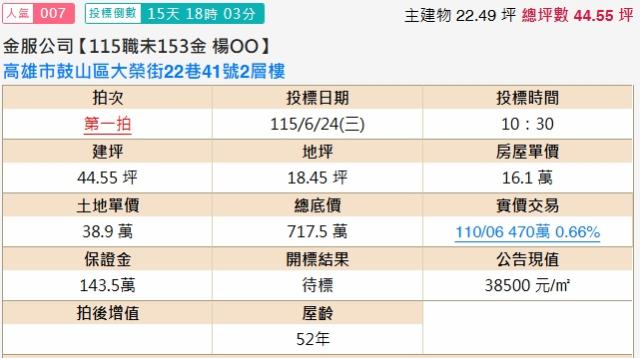 高雄鼓山透天法拍-2