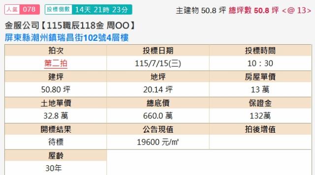 屏東潮州法拍透天-2