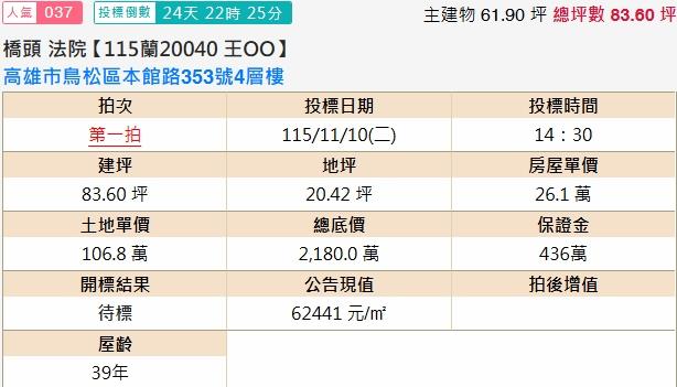 鳥松法拍透天-2