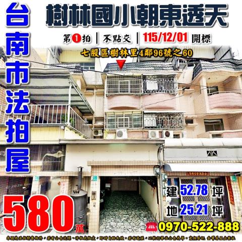 七股區樹林里朝東透天